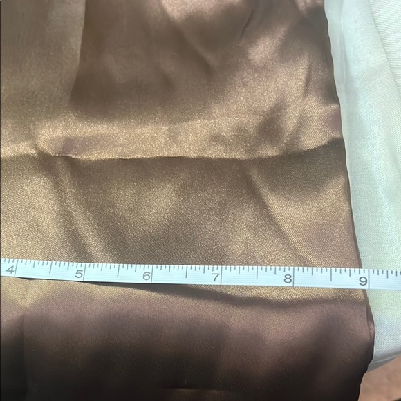 🆕 Elegant Brown Satin Women's Purse-Wallet Dust Bag - Picture 4 of 7